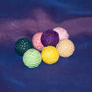 Materialfoto der Häkelperlen