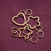 Materialfoto der Schlüsselringe