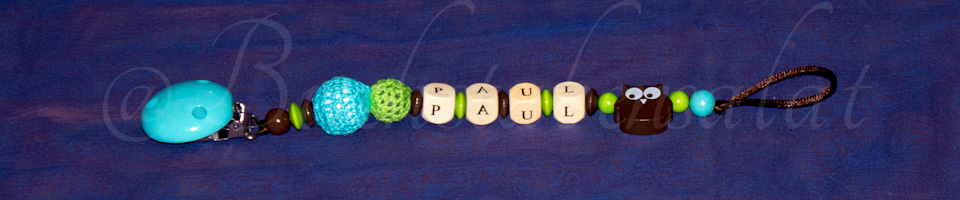 Slideshowbild - Schnullerkette Niklas