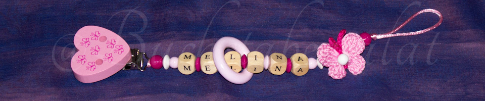 Slideshowbild - Schnullerkette Melina